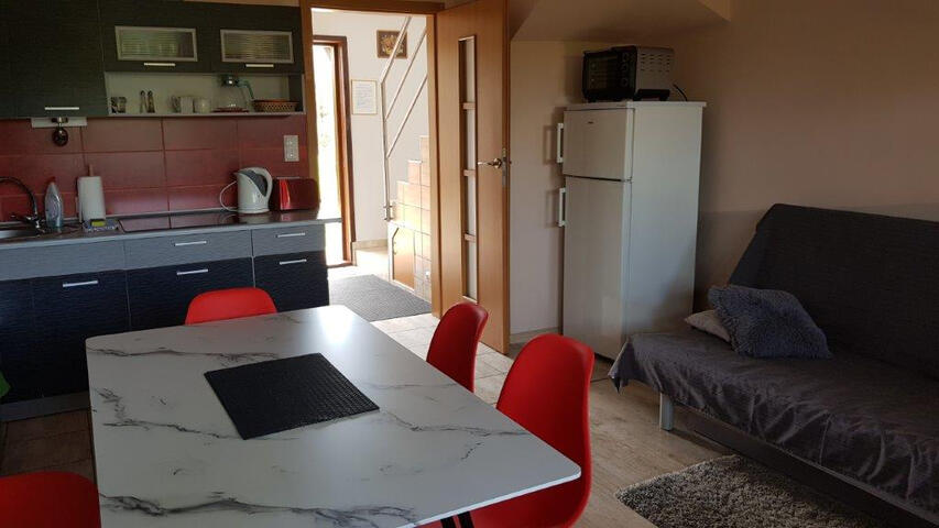 I segment salon z kuchnią