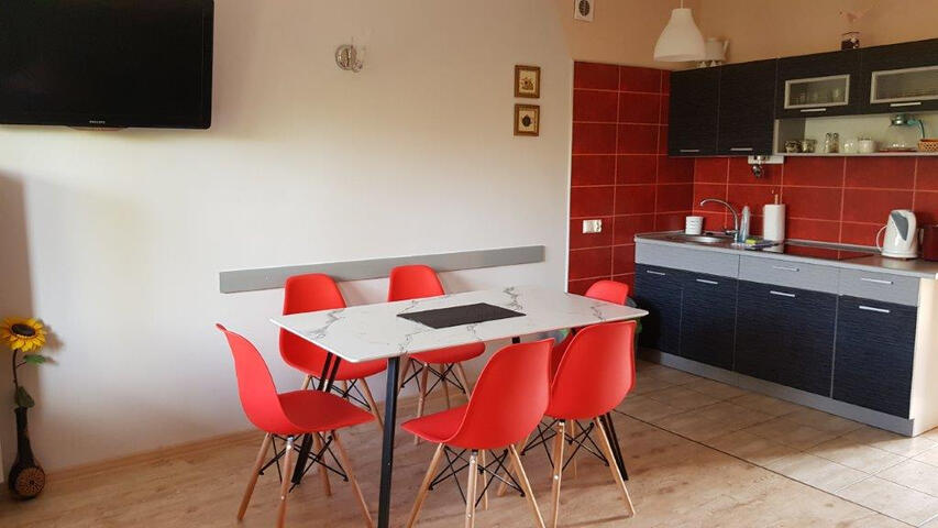 I segment salon z kuchnią